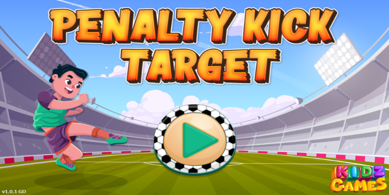 penalty kick target menu html5 game